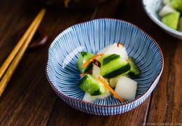 Daikon and Cucumber Salad with Shio Koji