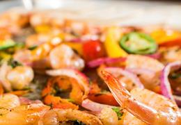 Sheet Pan Shrimp Fajitas