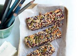Cranberry and quinoa bars