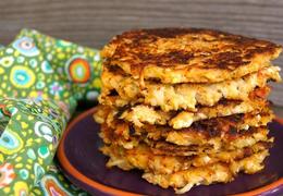 Spicy Cabbage Potato Pancakes