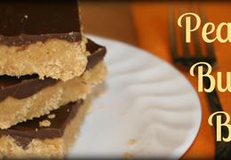 Peanut Butter Bars (No Bake!)
