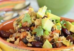 Three Bean Chicken Chili