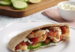 Mediterranean Chicken Pita Pockets