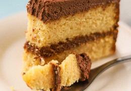 Yellow Cake with Chocolate Frosting | Keto, Gluten Free