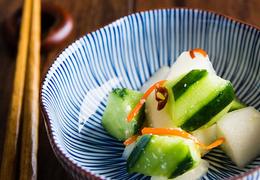 Daikon and Cucumber Salad