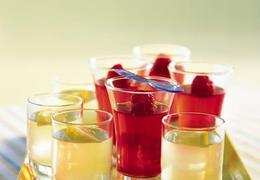 Fruity vodka jellies