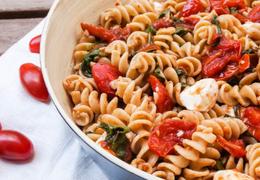 Whole Wheat Caprese Pasta