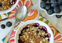 Vegan Blueberry Crumble